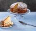 Cake slices with whole cake