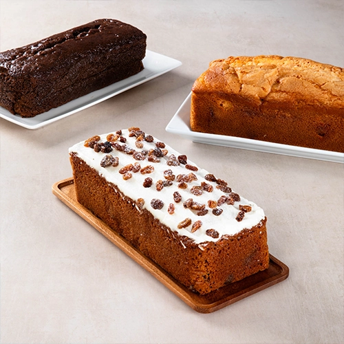 Assorted loaf cakes