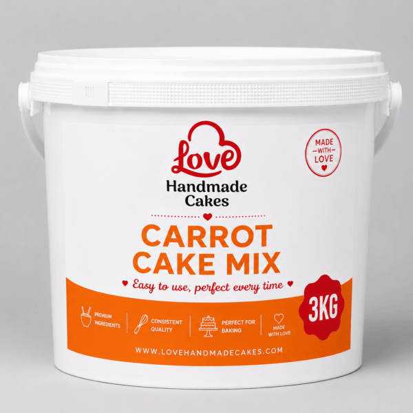 Carrot cake mix in a bowl with grated carrot.